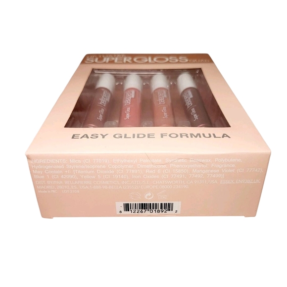 Bellapierre Cosmetics Lip Luster SUPERGLOSS Quad Easy Glide Non-Sticky 4-pack - Picture 4 of 5